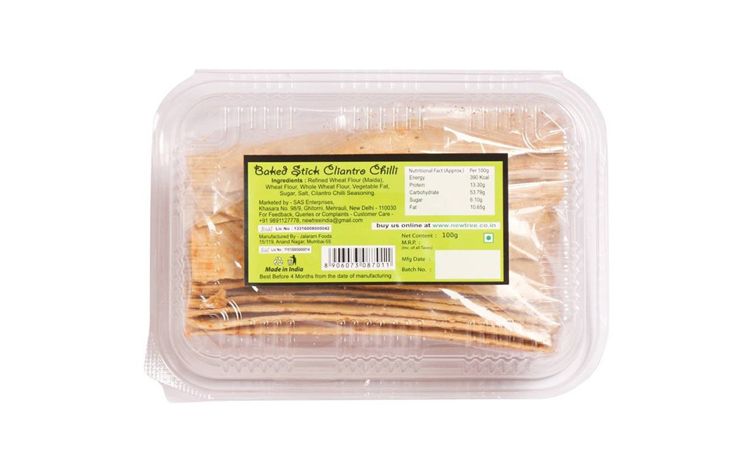 New Tree Baked Stick Cilantro Chilli    Box  100 grams